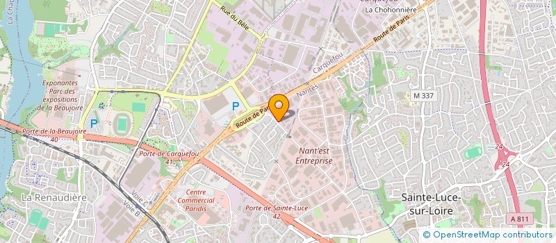 localisation de l'entreprise SOLUTION RECYCLAGE à NANTES