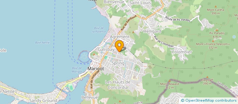 localisation de l'entreprise SOLUTION RESINE CARAIBES  SAINT MARTIN