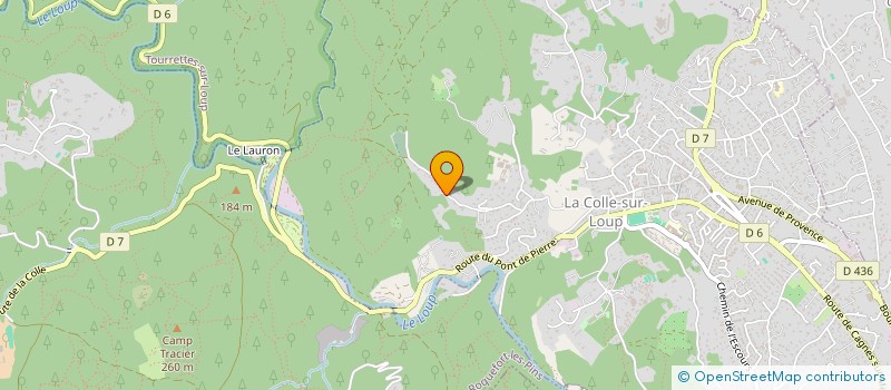 localisation de l'entreprise SOLUTION RESINE GROUPE à LA COLLE-SUR-LOUP