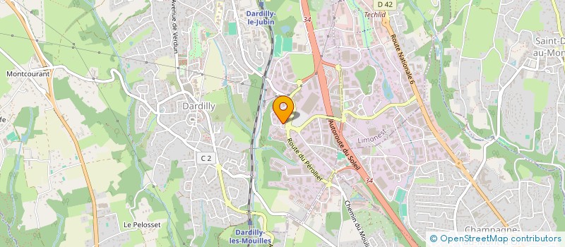 localisation de l'entreprise SOLUTION RH LOIRE à DARDILLY