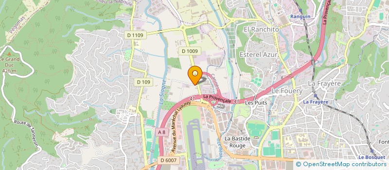 localisation de l'entreprise SOLUTION STOCKAGE 06  MANDELIEU LA NAPOULE