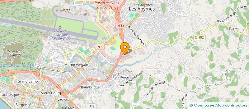 localisation de l'entreprise SOLUTION SYNERGETIQUE à LES ABYMES