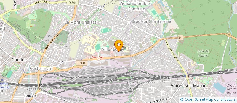 localisation de l'entreprise SOLUTION TELECOM-2A  CHELLES