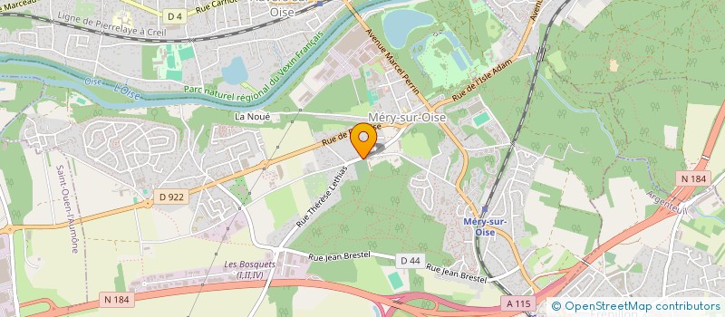 localisation de l'entreprise SOLUTION TOITURE à HOUILLES