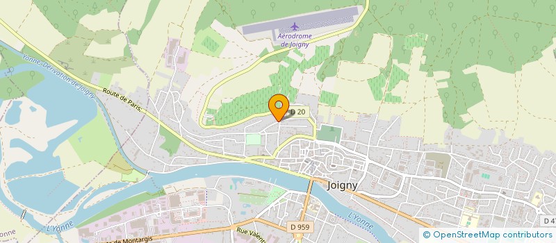 localisation de l'entreprise SOLUTION TRAVAUX à JOIGNY