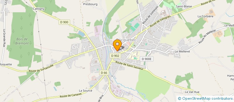 localisation de l'entreprise SOLUTIONB REAL ESTATE  BRICQUEBEC-EN-COTENTIN