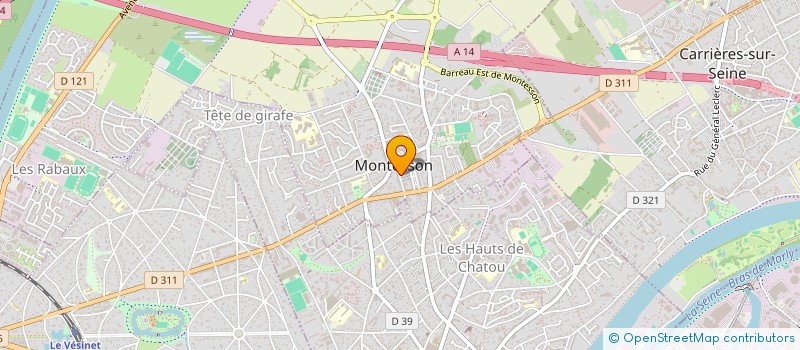 localisation de l'entreprise SOLUTIONC  MONTESSON