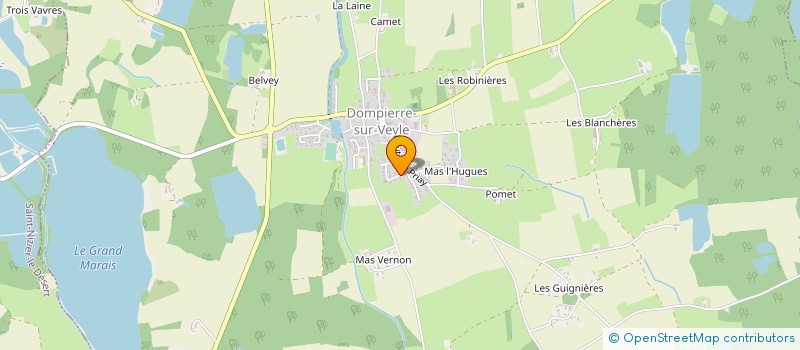 localisation de l'entreprise SOLUTIONS à DOMPIERRE-SUR-VEYLE