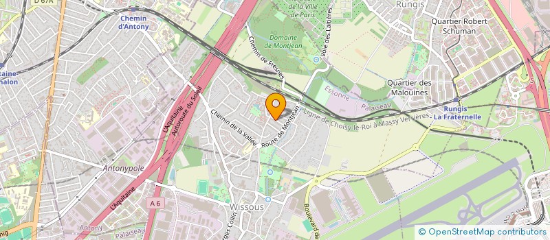 localisation de l'entreprise SOLUTIONS à WISSOUS