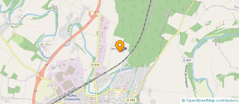 localisation de l'entreprise SOLUTIONS ADMINISTRATION SERVICES FRANCE  RUFFEC