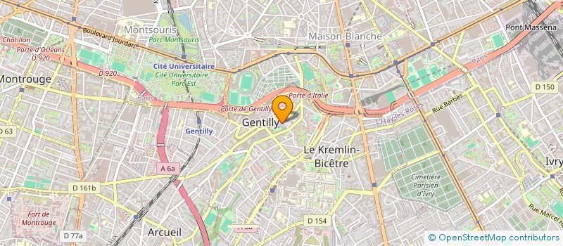 localisation de l'entreprise SOLUTIONS AFFAIRES à GENTILLY
