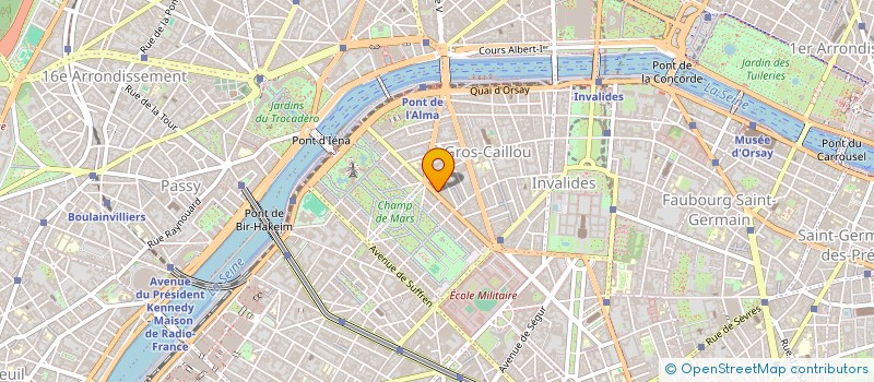 localisation de l'entreprise SOLUTIONS AMIABLES ET JUDICIAIRES  PARIS