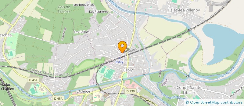 localisation de l'entreprise SOLUTIONS AND DESIGN à ESBLY