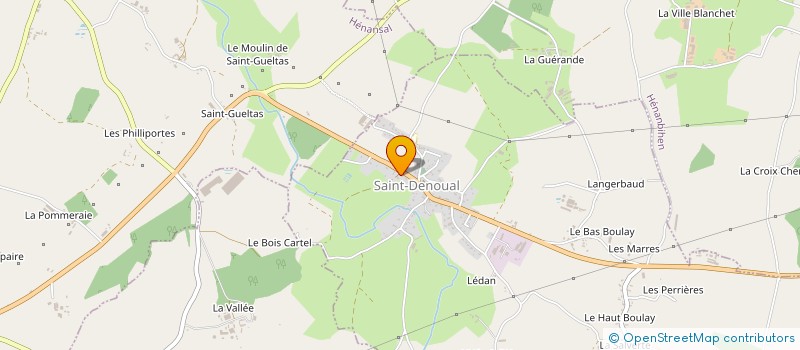 localisation de l'entreprise SOLUTIONS BIODIV'  SAINT-DENOUAL