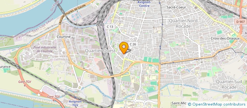 localisation de l'entreprise SOLUTIONS BUREAUX à AVIGNON