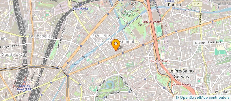 localisation de l'entreprise SOLUTIONS BUSINESS PARTNER  PARIS