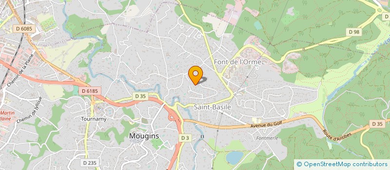 localisation de l'entreprise SOLUTIONS BY INTERACT à MOUGINS