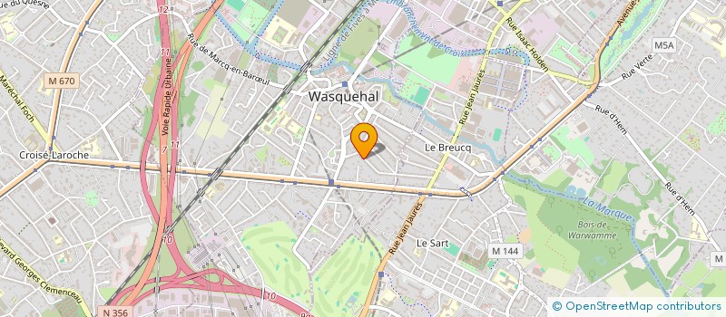 localisation de l'entreprise SOLUTIONS BY MCJ  WASQUEHAL