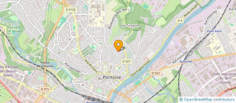 localisation de l'entreprise SOLUTIONS CABLAGE RESEAUX  PONTOISE