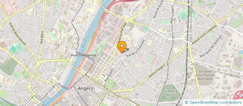 localisation de l'entreprise SOLUTIONS CENTER INFORMATIQUE  ANGERS