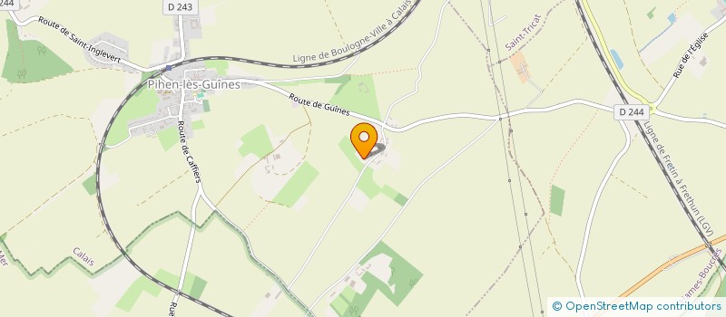 localisation de l'entreprise SOLUTIONS CHAUFFAGES  PIHEN-LES-GUINES