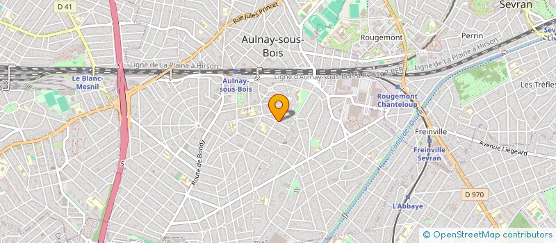 localisation de l'entreprise SOLUTIONS COMMUNICATIONS SERVICES  AULNAY-SOUS-BOIS