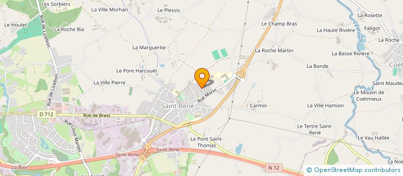 localisation de l'entreprise SOLUTIONS COMPTABILITE GESTION  HILLION