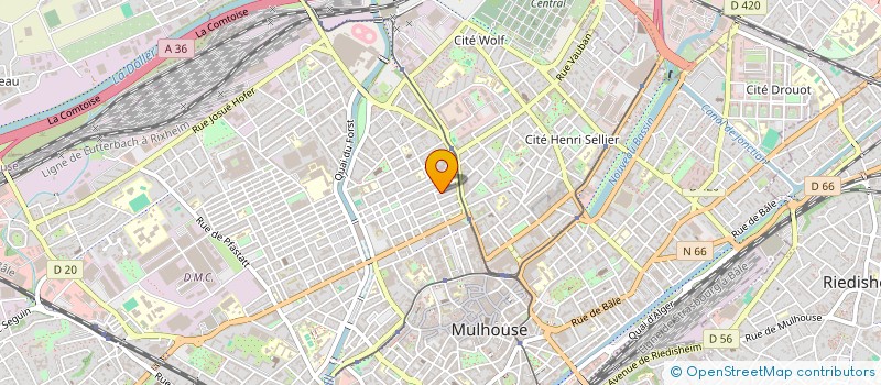 localisation de l'entreprise SOLUTIONS CONSEILS  MULHOUSE