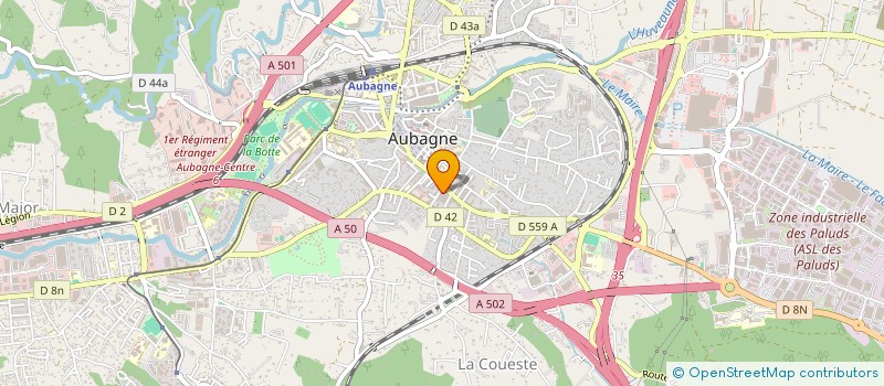 localisation de l'entreprise SOLUTIONS CONSEILS EN INNOVATION NUMERIQUE (SCIN) à AUBAGNE