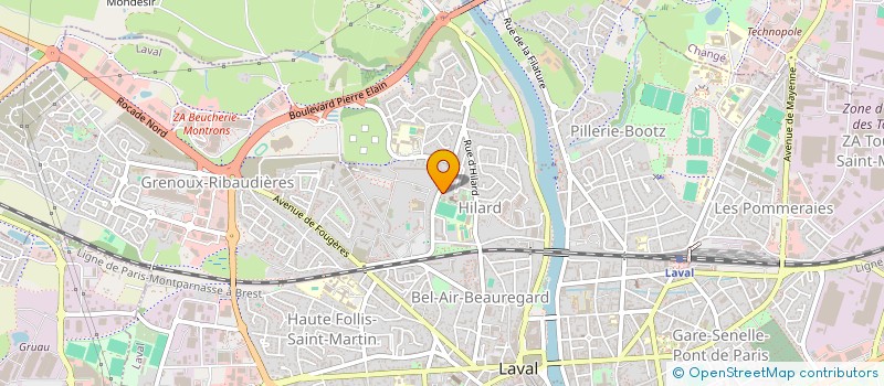 localisation de l'entreprise SOLUTIONS CONSEILS MENUISERIE à LAVAL