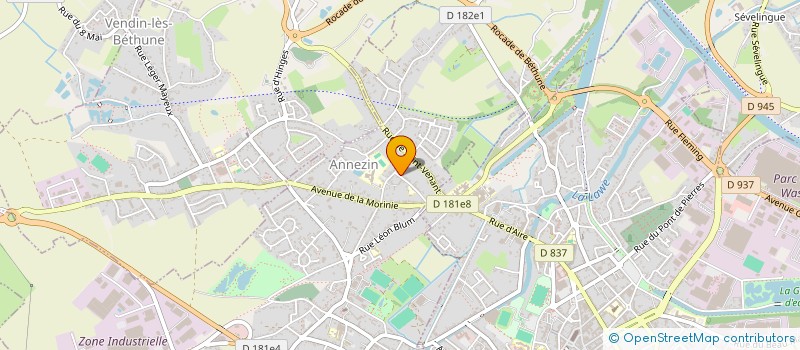 localisation de l'entreprise SOLUTIONS . CONSTRUCTIONS . INGENIERIE à ANNEZIN