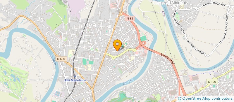 localisation de l'entreprise SOLUTIONS CROISSANCE à ALBI