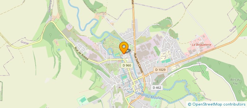 localisation de l'entreprise SOLUTIONS CULTURELLES  GUISE