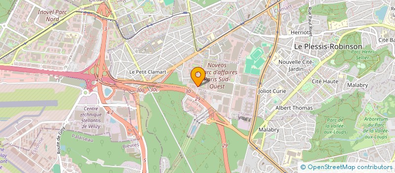 localisation de l'entreprise SOLUTIONS D'AMELIORATION DES FERMETURES EXTERIEURES à CLAMART