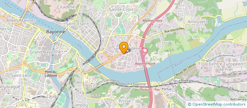 localisation de l'entreprise SOLUTIONS D EXPERT à BAYONNE