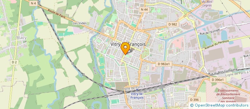 localisation de l'entreprise SOLUTIONS D'EXPERTS  VITRY-LE-FRANCOIS