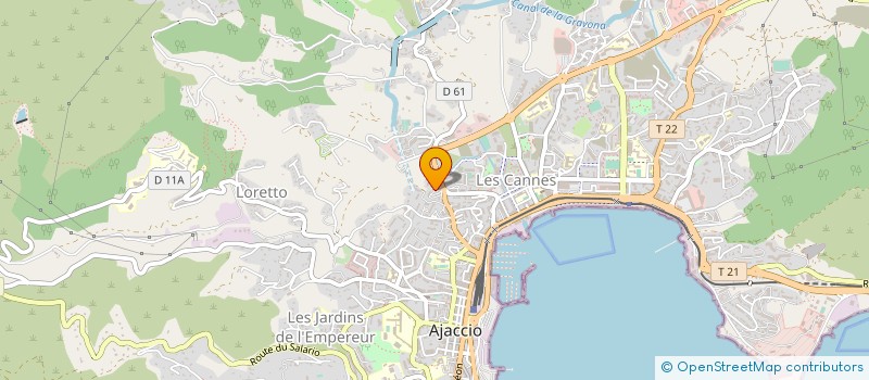 localisation de l'entreprise SOLUTIONS D'EXPERTS à AJACCIO