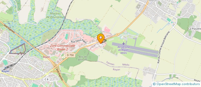 localisation de l'entreprise SOLUTIONS D'INTERIEURS  MEDIS