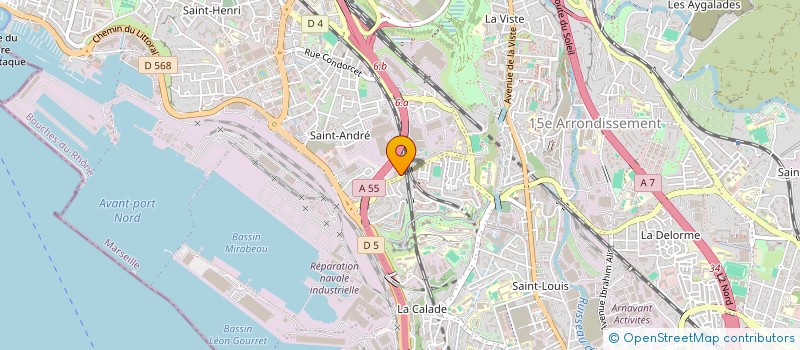 localisation de l'entreprise SOLUTIONS DE TRAITEMENT DOCUMENTAIRE PROFESSIONNELLES - S.T.D PRO à MARSEILLE