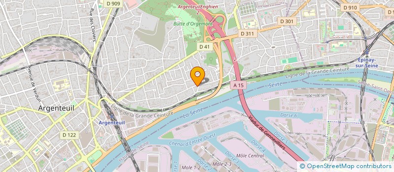 localisation de l'entreprise SOLUTIONS DIAGNOSTIC IMMOBILIER & EXPERTISE à ARGENTEUIL