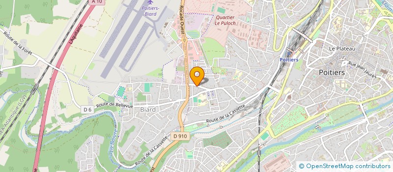 localisation de l'entreprise SOLUTIONS-DRONES-86  POITIERS