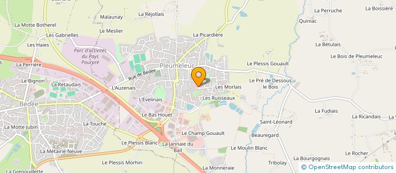 localisation de l'entreprise SOLUTIONS ENERGIE SERVICES  PLEUMELEUC