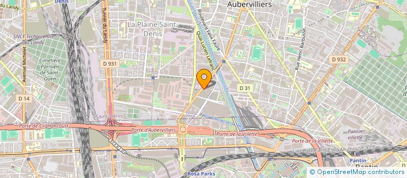 localisation de l'entreprise SOLUTIONS ET RESOLUTION à AUBERVILLIERS