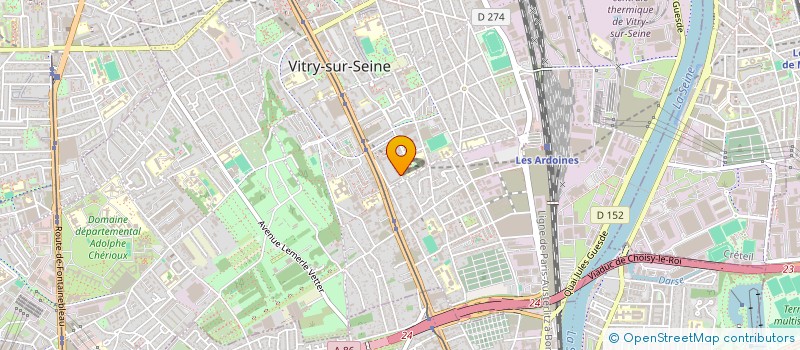 localisation de l'entreprise SOLUTIONS ET SERVICES à VITRY-SUR-SEINE