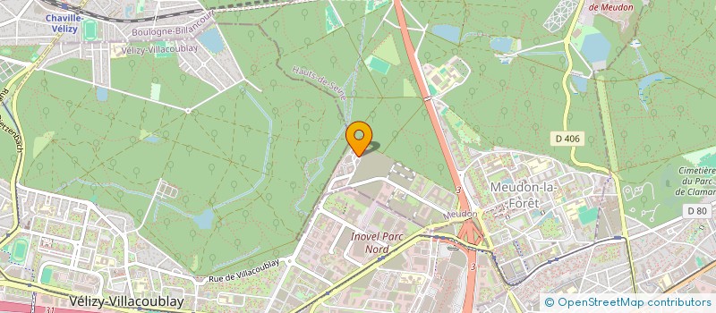 localisation de l'entreprise SOLUTIONS ETUDES VOIRIE ENVIRONNEMENT  MEUDON