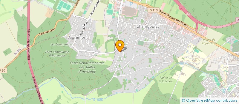 localisation de l'entreprise SOLUTIONS EXTERIEUR  CHAMBOURCY