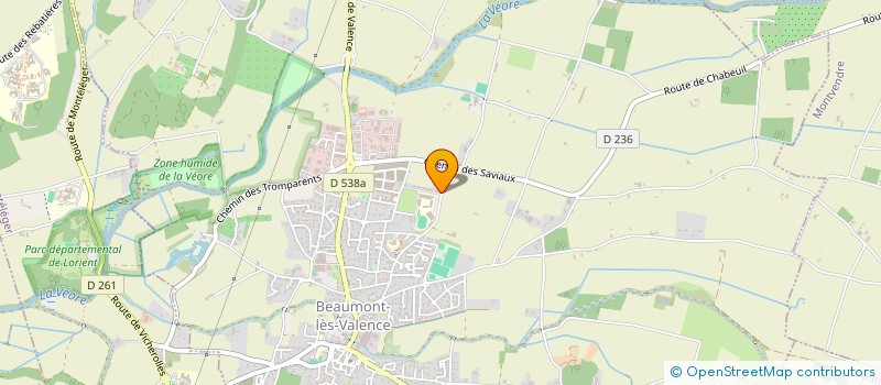 localisation de l'entreprise SOLUTIONS EXTERIEURES à BEAUMONT-LES-VALENCE