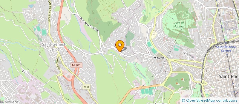 localisation de l'entreprise SOLUTIONS FERMETURES ACCES  SAINT-GENEST-LERPT