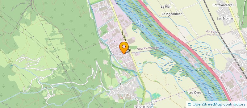 localisation de l'entreprise SOLUTIONS FLUIDES  VEUREY-VOROIZE