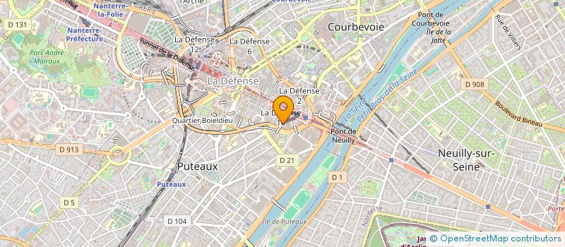 localisation de l'entreprise SOLUTIONS FOR COMMUNICATIONS & INTERNATIONAL ISDN à PUTEAUX